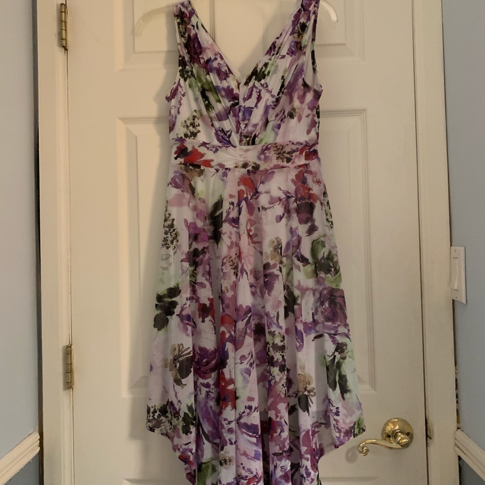 Vera Wang floral Cocktail Dress